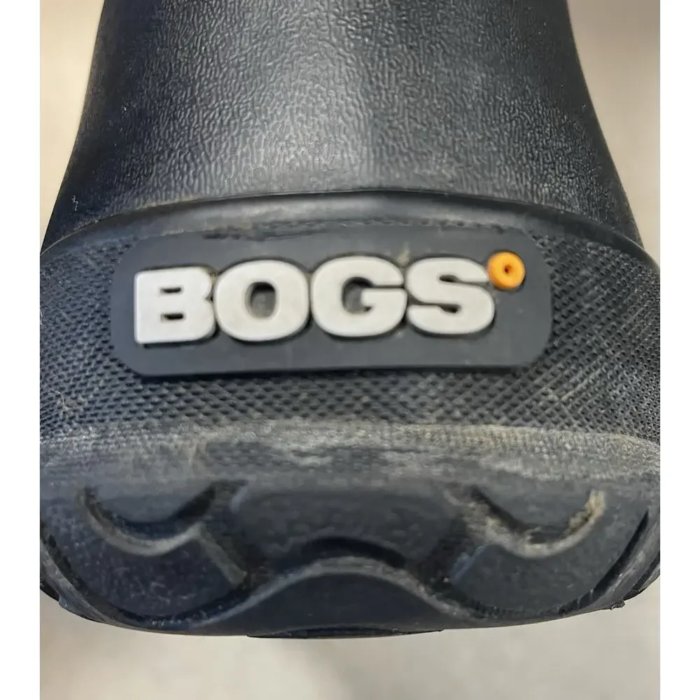 BOGS Kids/Children Rain Boots Plush Lined Black Waterproof Mid-Calf Youth Size 3